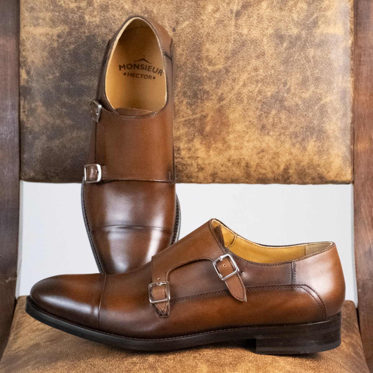 H758 BUCKLE COGNAC